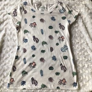 White Cactus Tshirt
